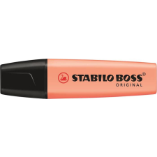 Szövegkiemelő, 2-5 mm, STABILO "BOSS original Pastel", barack filctoll, marker