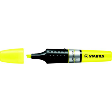 Szövegkiemelő, 2-5 mm, STABILO "Luminator", sárga filctoll, marker