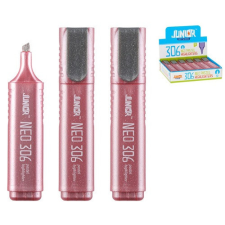 Szövegkiemelő Junior glitteres rózsaszín pasztell "neo 306" filctoll, marker