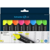  Szövegkiemelő készlet, 1-5 mm, SCHNEIDER "Job 150", 6+2 szín