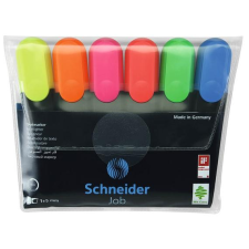 Szövegkiemelő készlet 1-5mm, Schneider Job 150. 6 klf. szín filctoll, marker