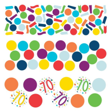 Születésnap Happy Birthday 70 konfetti party kellék