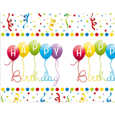 Születésnap Happy Birthday Streamers asztalterítő 120*180 cm party kellék