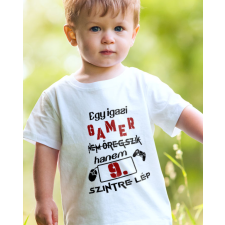  Születésnapi gyerek póló gamernek - Szintet lép gyerek póló