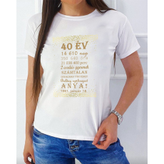  Születésnapi női póló anyának - Boldog Szülinapot Anya