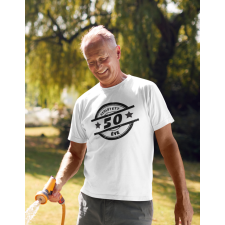  Született 50 éve fehér póló egyedi ajándék