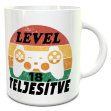  Szülinapi gamer bögre - Szint teljesítve bögrék, csészék