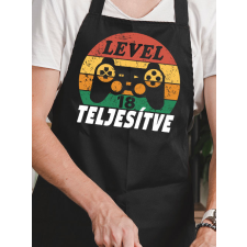 Szülinapi gamer kötény - Szint teljesítve lakástextília