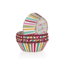 Szülinapi muffin papír színes 60 mm (100 darab) sütés és főzés