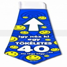 Szülinapi nyakkendő - "40" nyakkendő