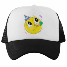  Szülinapos Emoji - Trucker Hálós Baseball Sapka