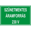  Szünetmentes áramforrás 230V - műanyag, 160*240mm
