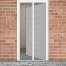  Szúnyogháló függöny ajtóra - mágneses - 100 x 210 cm - fehér szúnyogháló