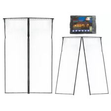  Szúnyogháló függöny ajtóra mágneses 110 x 210 cm -fekete szúnyogháló