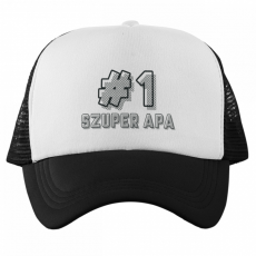  Szuper Apa - Trucker Hálós Baseball Sapka