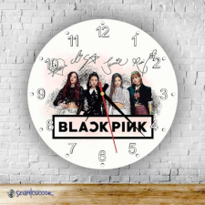 Szupicuccok BlackPink Splash kör alakú üveg falióra falióra