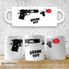 Szupicuccok Green Day - Gun with Rose bögre