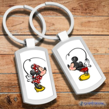 Szupicuccok Mickie és Minnie páros fém kulcstartó (2db) kulcstartó