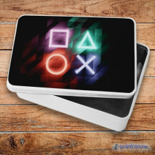 Szupicuccok Playstation Ikonok fém szendvicsdoboz (tároló doboz) uzsonnás doboz