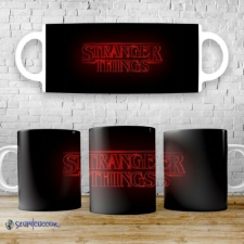 Szupicuccok Stranger Things logó bögre bögrék, csészék