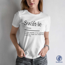Szupicuccok Taylor Swift - Swiftie noun női póló Szín: Fekete, Méret: S, Fazon: Standard női póló