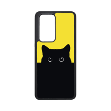 Szupitokok Black and yellow cat - Huawei tok tok és táska