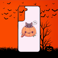 Szupitokok Halloween - Cuki cicás töklámpás - Samsung tok tok és táska