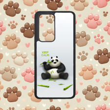 Szupitokok Macik - Keep Calm Panda - Huawei tok tok és táska