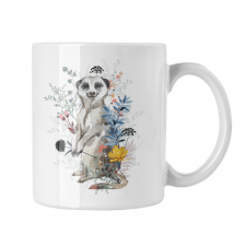  Szurikáta - Fehér Bögre bögrék, csészék