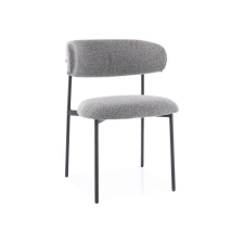  Szürke ELTON étkezőszék fekete lábakkal bútor