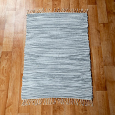 Szürke-fehér márványos rongyszőnyeg 70×100 cm lakástextília