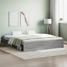  szürke sonoma ágykeret 180 x 200 cm ágy és ágykellék
