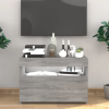  Szürke sonoma színű TV-szekrény LED-ekkel 60 x 35 x 40 cm