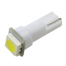 T5 led izzó 1 smd fehér DC12V autó tuning