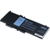 T6 Power Dell Latitude E5570 kompatibilis, Li-Poly, 7,6 V, 8100 mAh (62 Wh), fekete