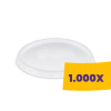 T-depo Hagner kerek tál tető PP (Karton - 1000 db)