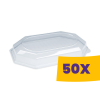 T-depo Hidegkonyhai tálca tető - 5 személyes RPET 45cm (Karton - 50 db)