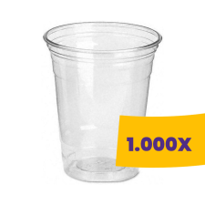 T-depo Műanyag pohár átlátszó - PP 400ml (Karton - 1000 db) papírárú, csomagoló és tárolóeszköz