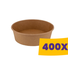 T-depo Papír salátás tál natúr - 145mm 500ml (Karton - 400 db) papírárú, csomagoló és tárolóeszköz