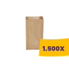 T-depo Papírtasak barna 1kg - 14x26cm (Karton - 1500 db)