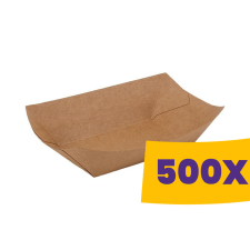 T-depo StreetFood papír csónak 20x15x5,2cm 800ml (Karton - 500 db) papírárú, csomagoló és tárolóeszköz