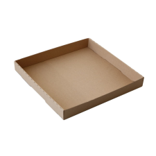 T-depo StreetFood Pizza tálca - natúr 33x33x3cm papírárú, csomagoló és tárolóeszköz