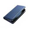  T Phone Pro 5G Telefontok - Flipcover - mágneses szilikon keretes kék könyvtok