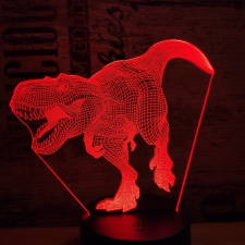  T Rex 3D led lámpa világítás