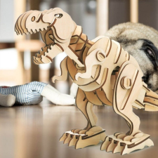  T-rex dínó interaktív fa puzzle puzzle, kirakós
