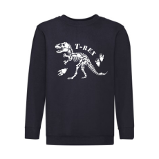  T-REX gyerek belebújós pulóver - Deep Navy /3-4 éves (104 cm)