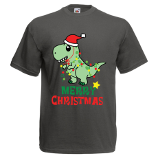  T-rex Karácsony - Karácsonyi Férfi Póló