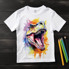  T-rex póló (Gyerek)(Színes) gyerek póló