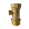  T rézidom 2x1"-1/4" Idom