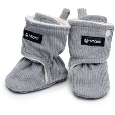 T-tomi Booties Grey babacipő 3-6 months Warm